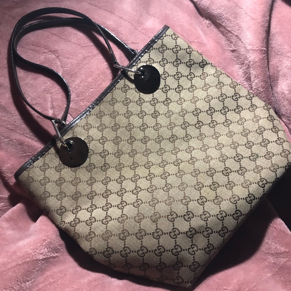 Authentic Vintage Gucci tote bag supreme canvas